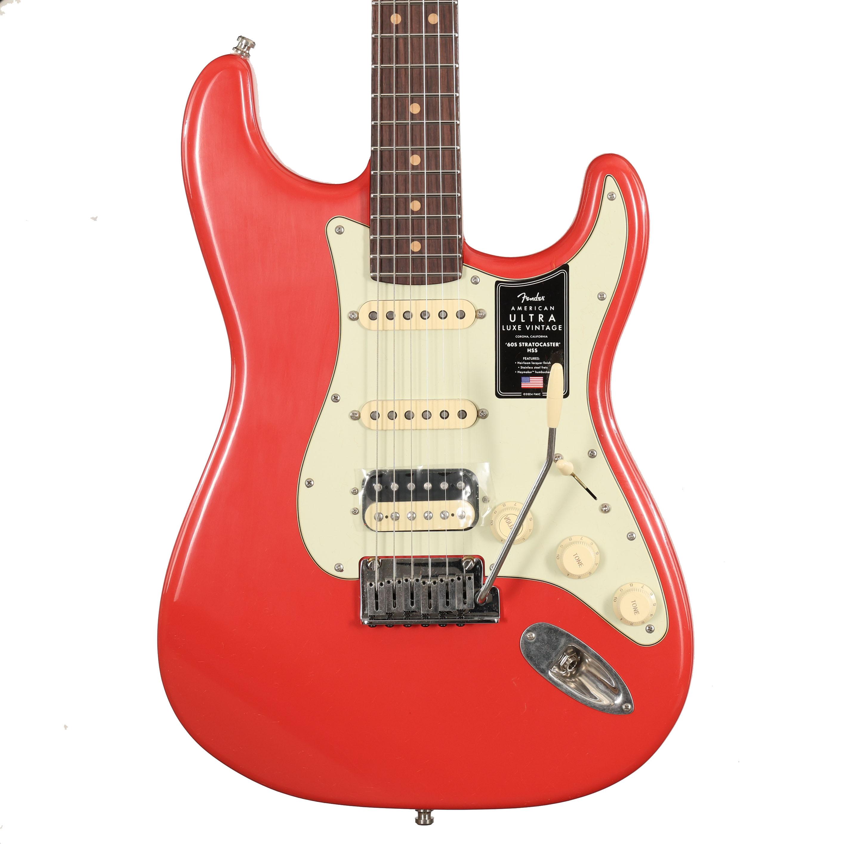 Fender American Ultra Luxe Vintage '60s Stratocaster HSS in Fiesta